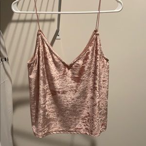 Pink Velvet tank top